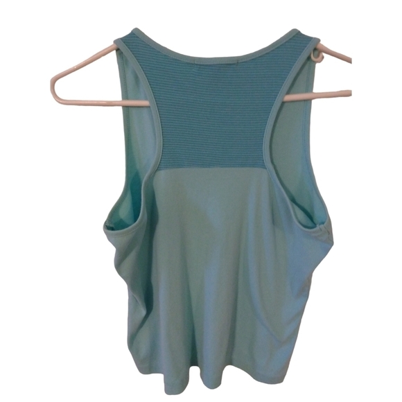 Tommy Hilfiger Sleepwear Light Blue Stripped Back Panel Comfortable Tank Sz. M - Picture 4 of 6